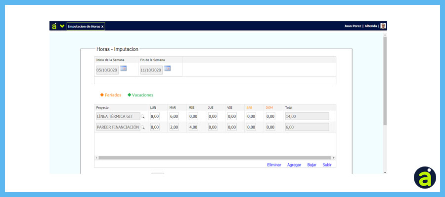 12.generacion horas proyecto slider portal empleado